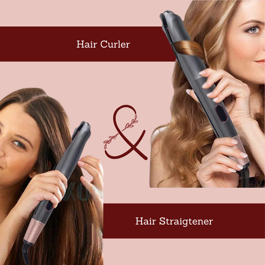 2-In-1 Hair Straightener And Curler